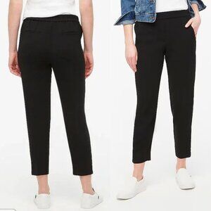 J.Crew - Jamie Pull-on Pant Trousers with Elastic Waist J6594 | Black | Size 4